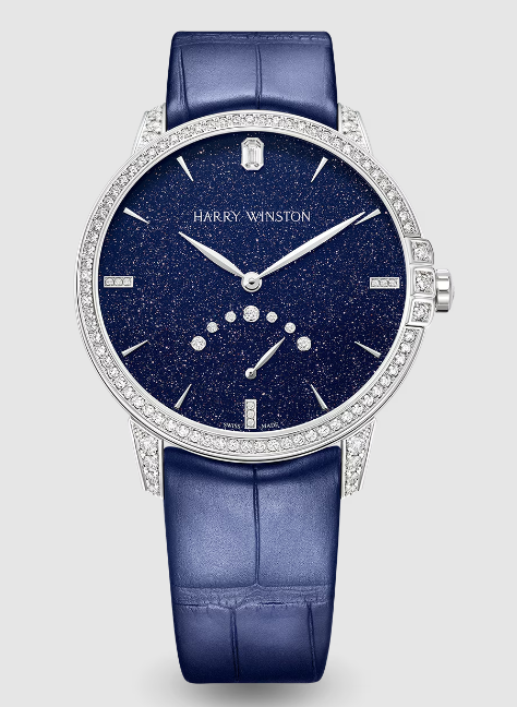 Review Harry Winston MIDARS39WW001 Midnight Retrograde Second Automatic 39mm watch price